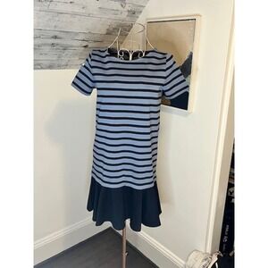 Polo Ralph Lauren blue striped girls cotton dress size 12-14